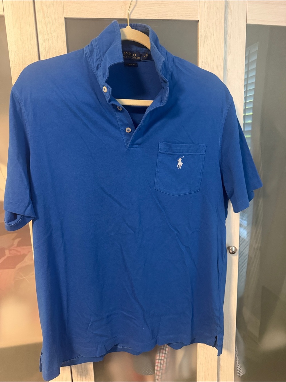 Polo by Ralph Lauren Men’s Cobalt Blue Pocket Polo